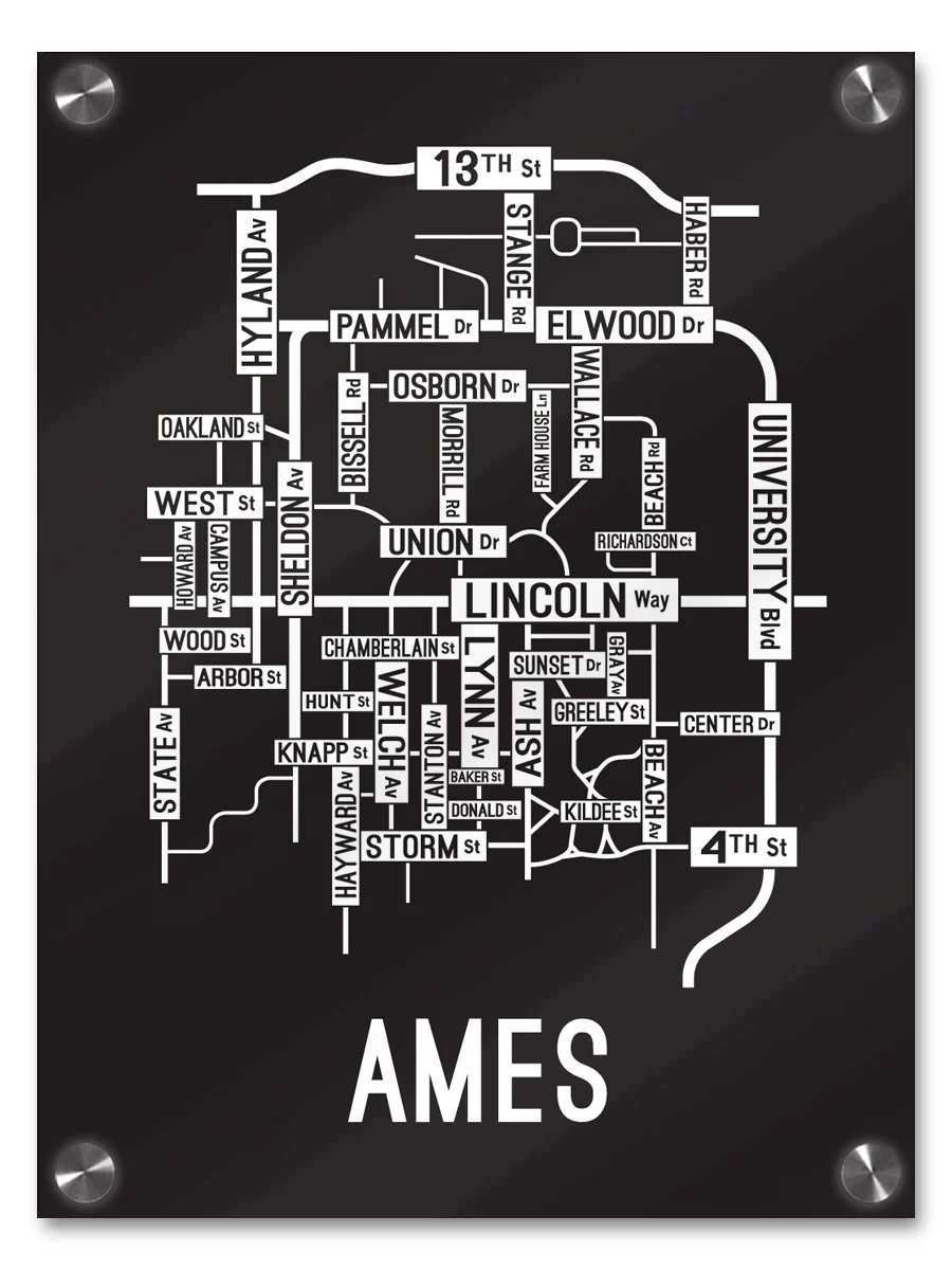 Ames, Iowa Street Map - Image 5