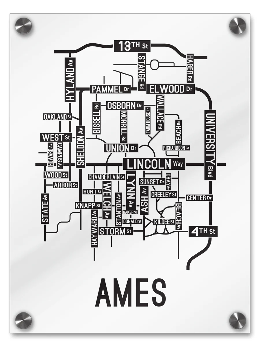 Ames, Iowa Street Map - Image 7
