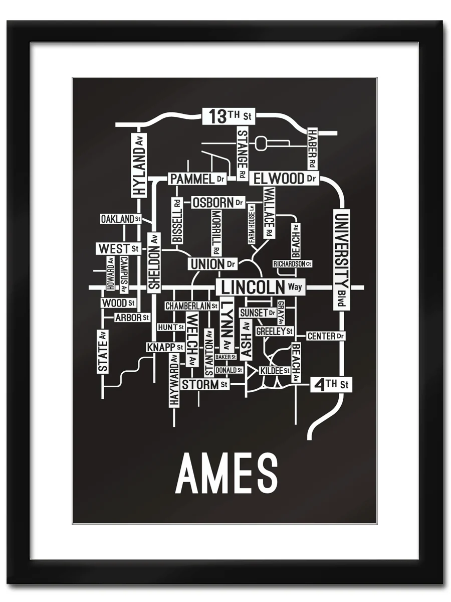 Ames, Iowa Street Map - Image 8