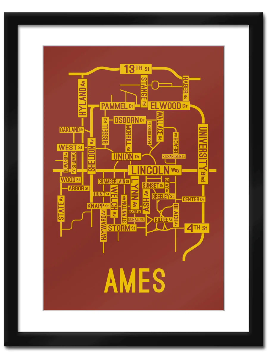 Ames, Iowa Street Map - Image 9