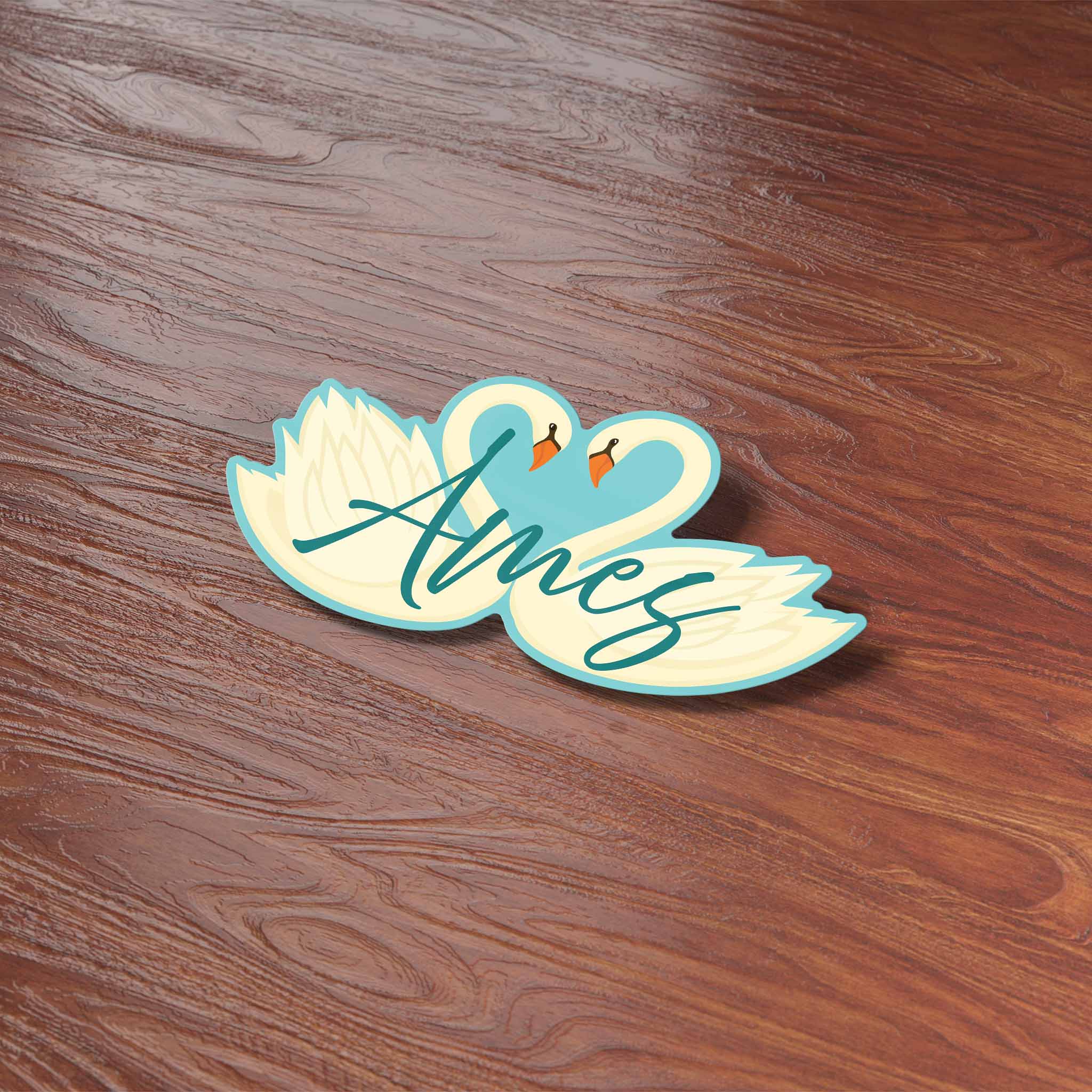Ames Iowa Swans Sticker - Cute Midwest Decals - Image 5