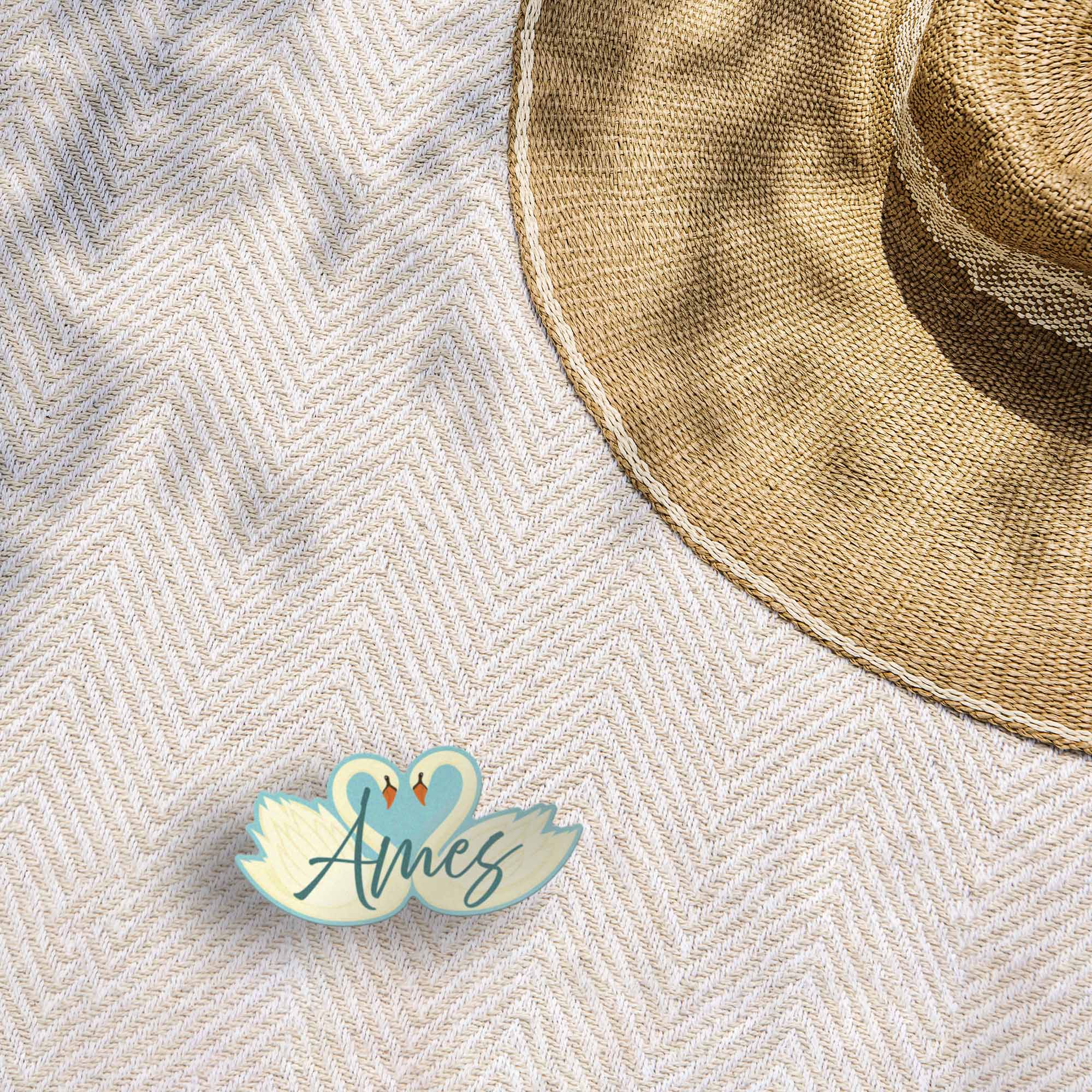 Ames Iowa Swans Sticker - Cute Midwest Decals - Image 7