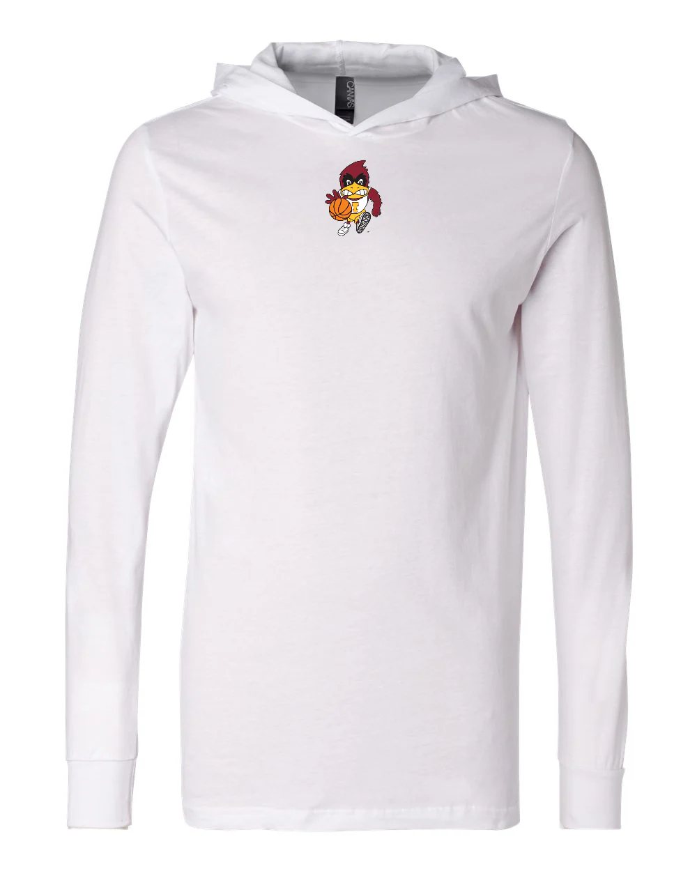 Basketball Cy Long Sleeve Hooded T-Shirt - Image 3