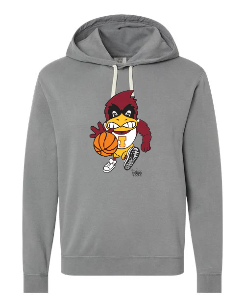 Basketball Cy- No Pocket Garment-Dyed Lightweight Hooded Sweatshirt - Image 3