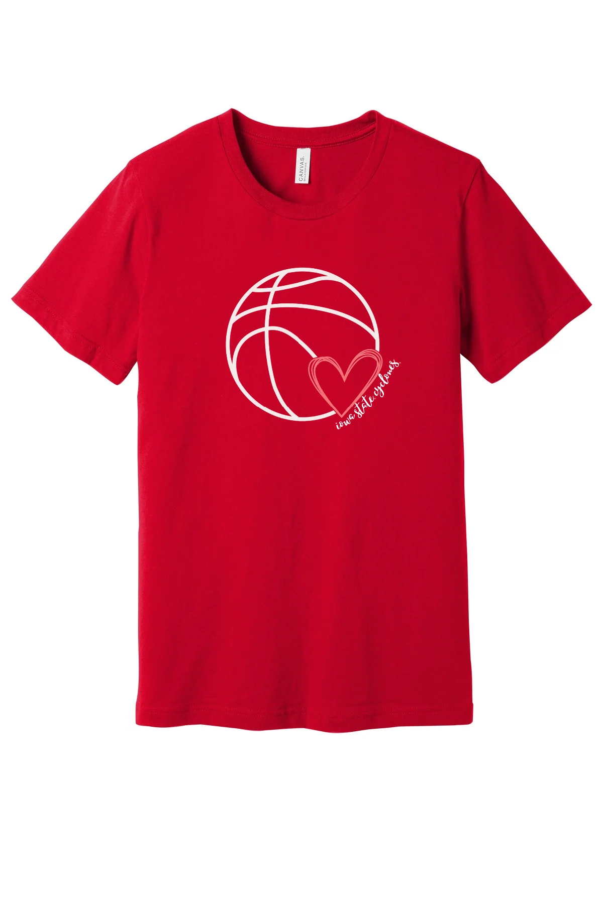 Basketball with Heart - Short Sleeve Tee - Image 3