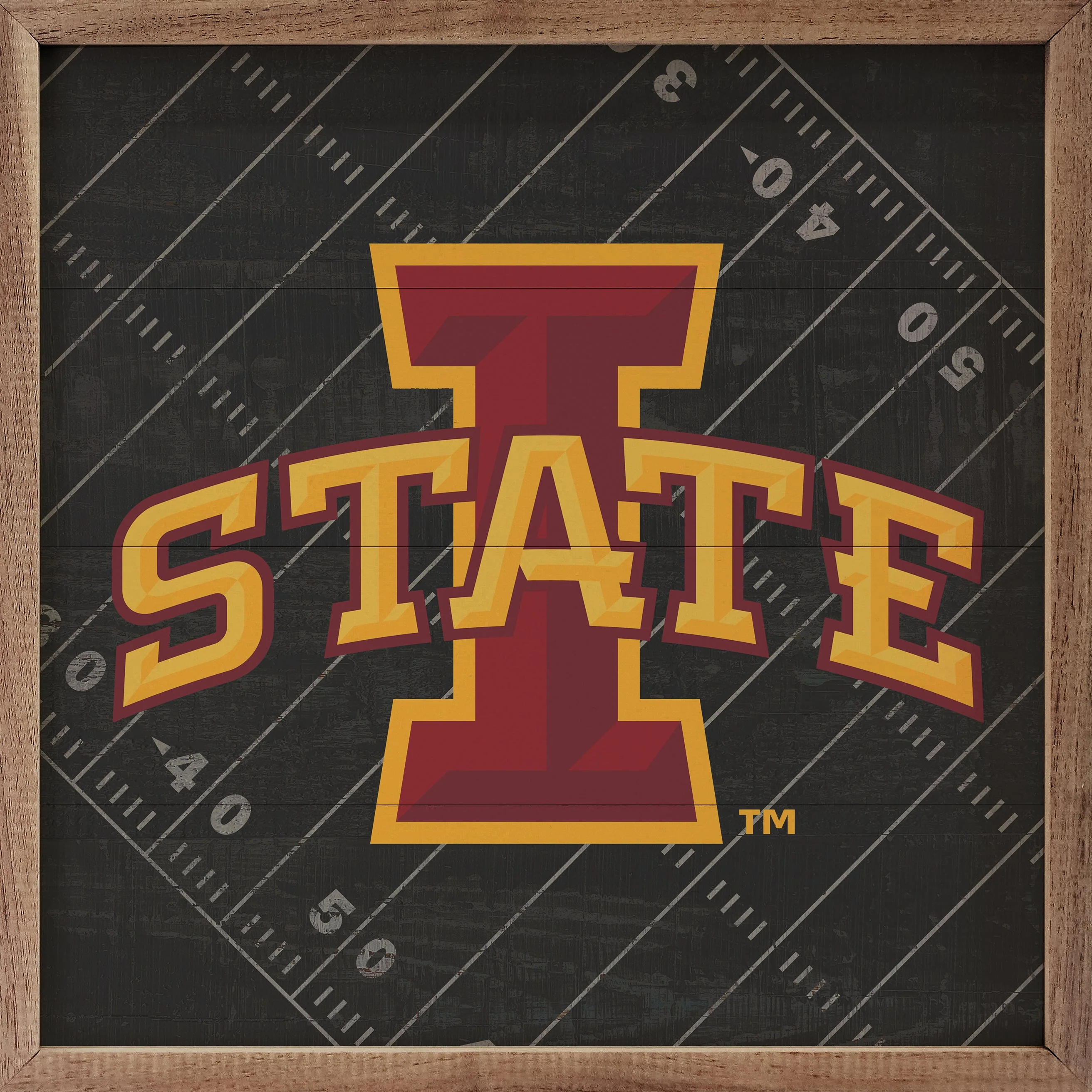 Black Football Field Iowa State University