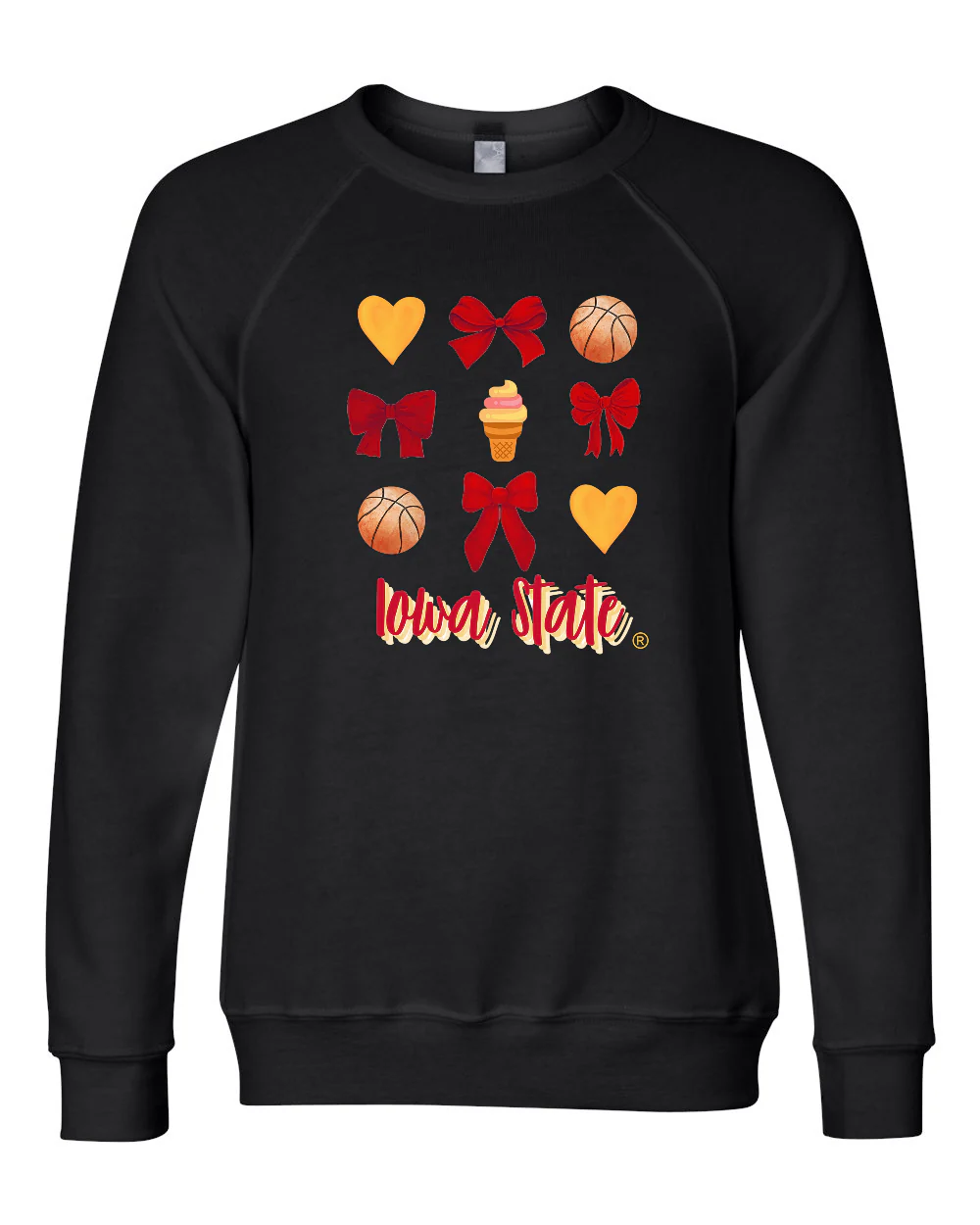 Clone Cones & Bows - Fleece Crewneck Sweatshirt
