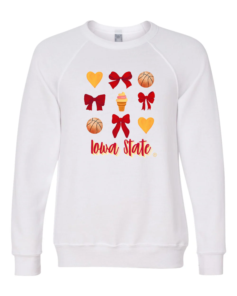 Clone Cones & Bows - Fleece Crewneck Sweatshirt - Image 2
