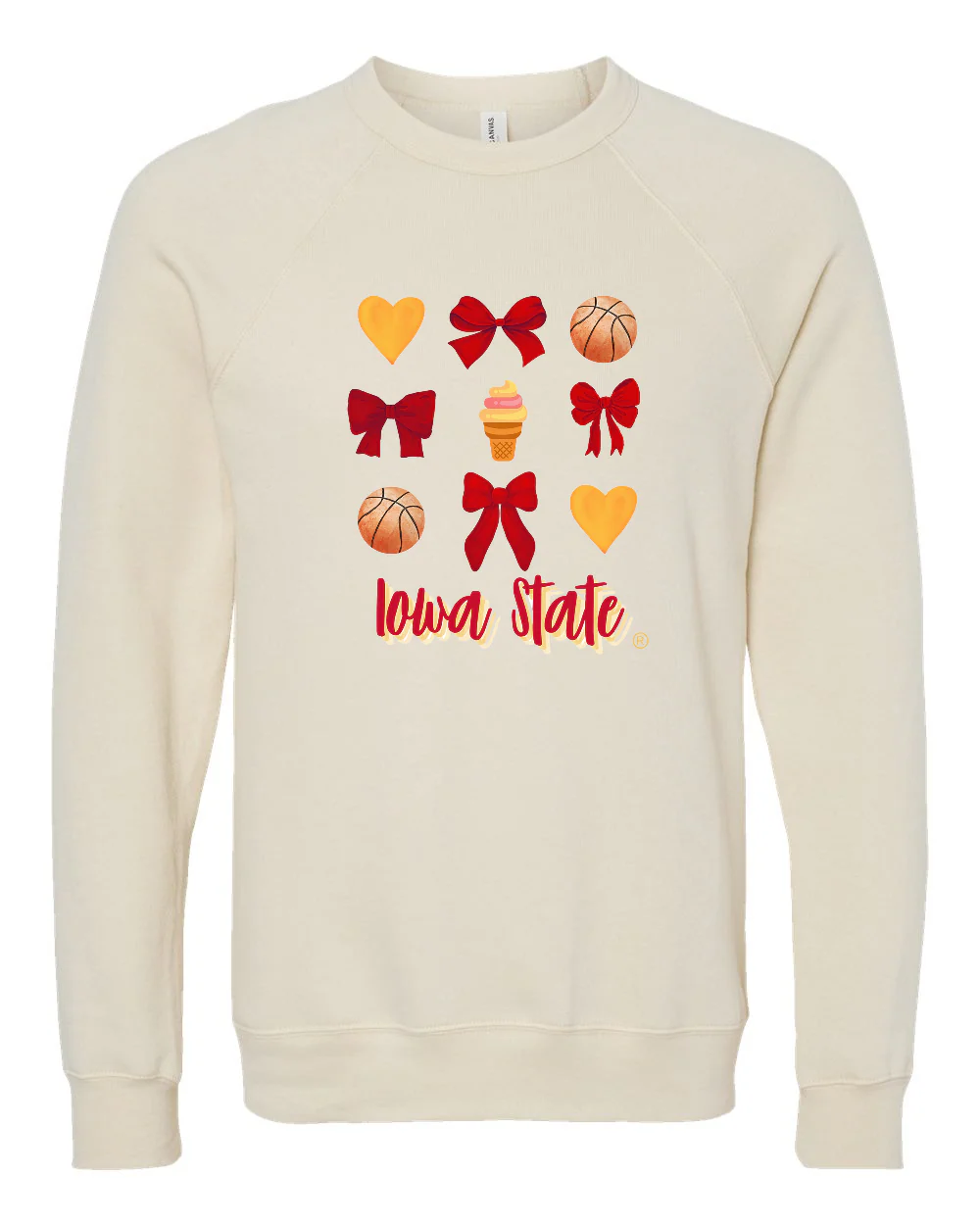 Clone Cones & Bows - Fleece Crewneck Sweatshirt - Image 4