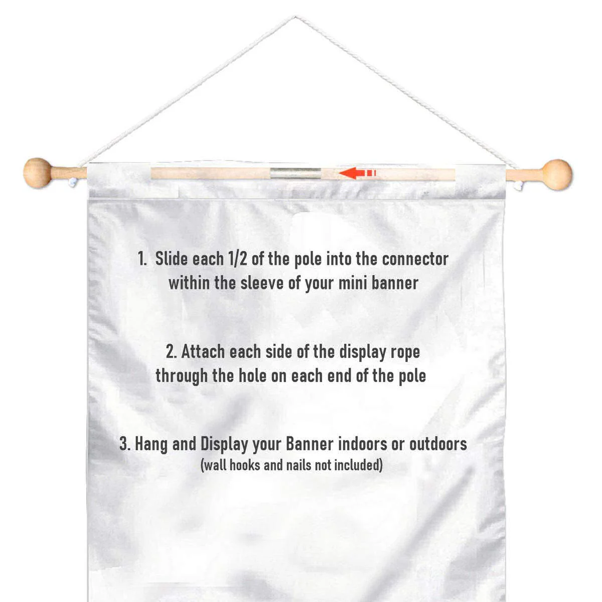 College Flags & Banners Co. Iowa State Cyclones Window Wall Banner Hanging Flag with Suction Cup - Image 3