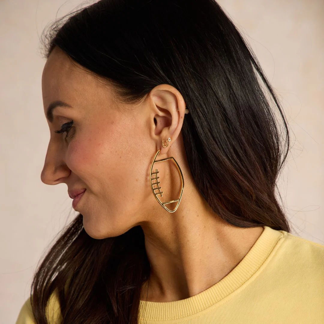Gold Football Hoops - Image 2