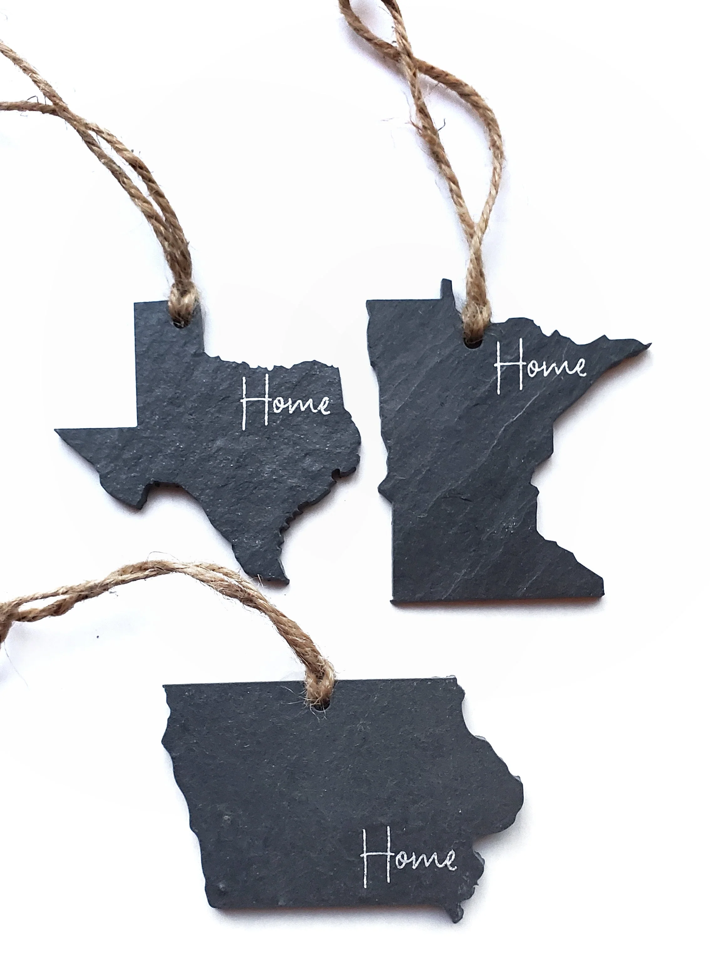 Iowa Home Slate Ornament - Image 4