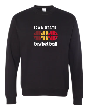 Iowa State Basketball Trio Midweight Crewneck Sweatshirt - Image 2