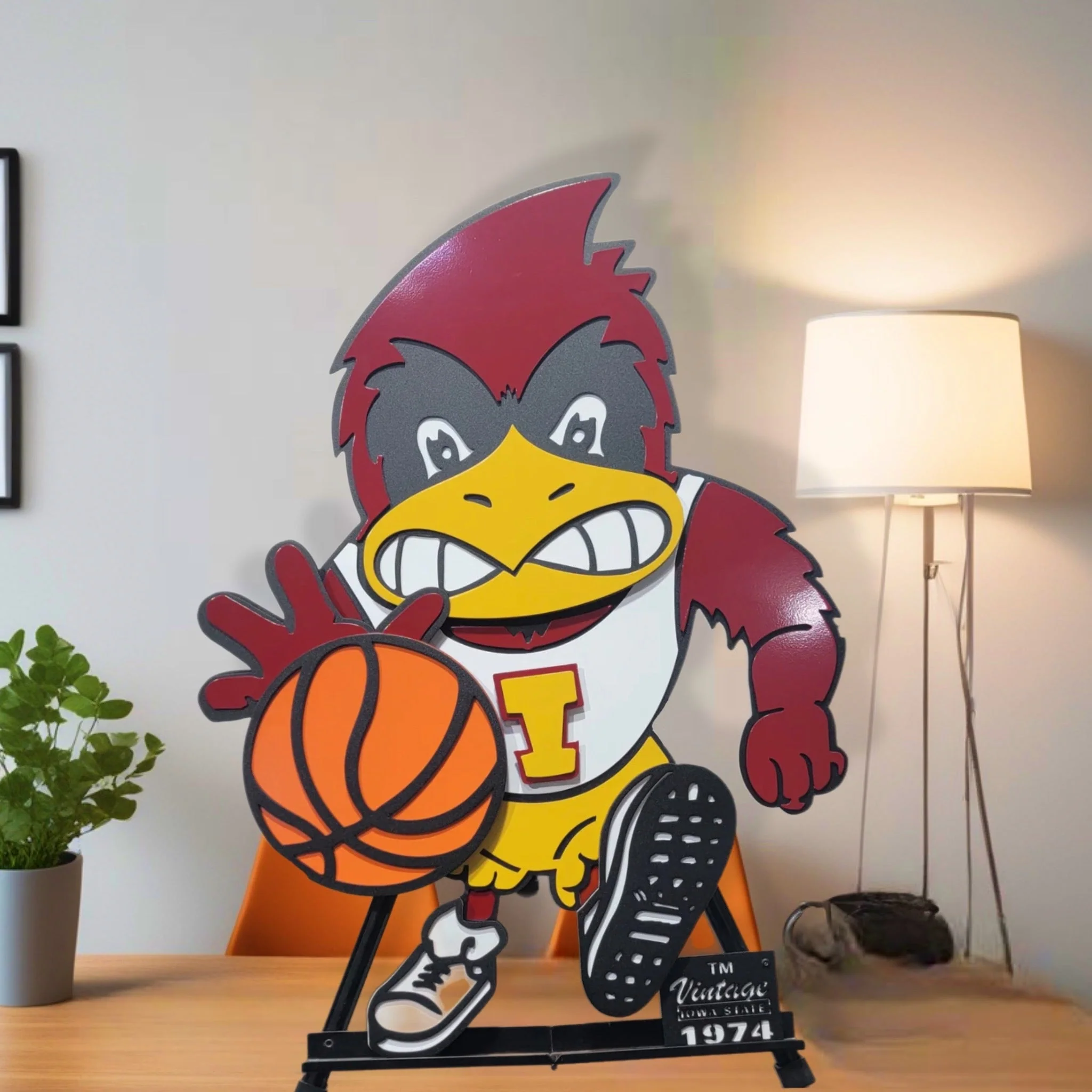 Iowa State Basketball Vintage Mascot - Image 6