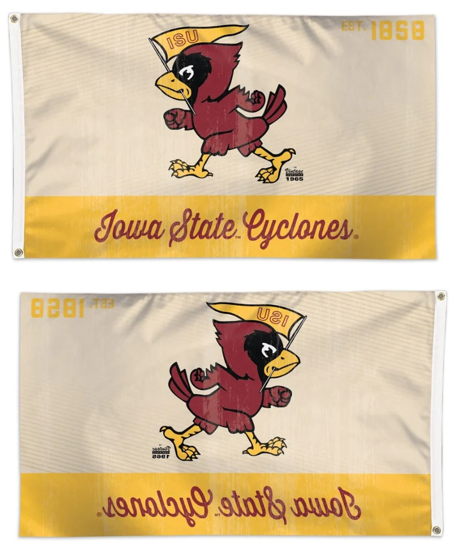 Iowa State Classic Vintage Logo 3x5 Flag
