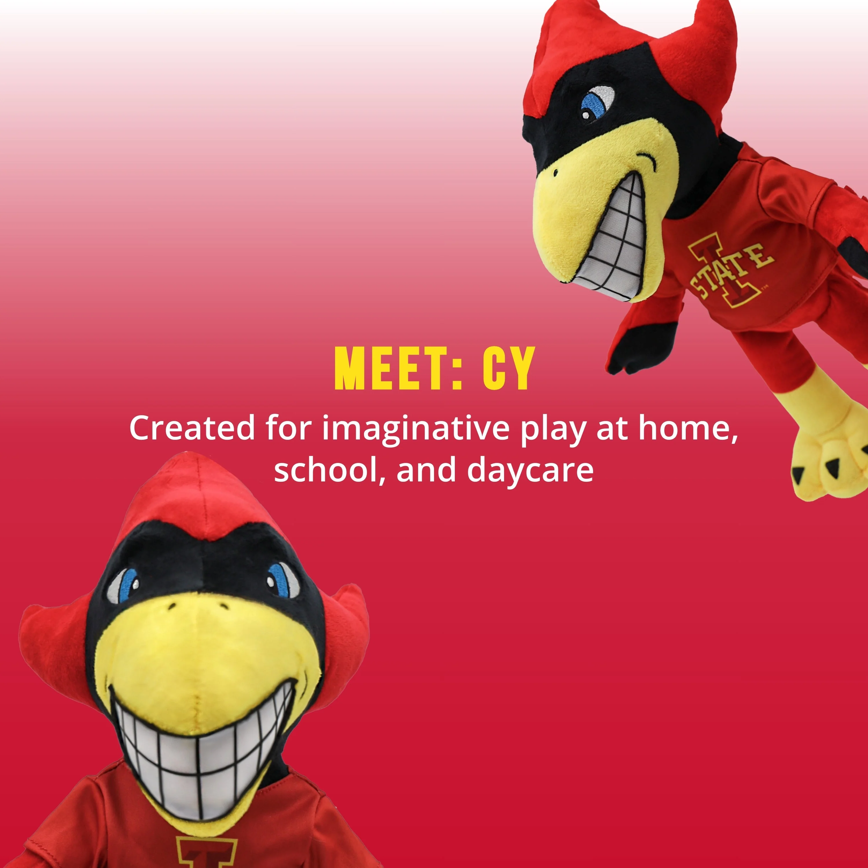 Iowa State Cy 14 Inch Plush Figure - Image 3