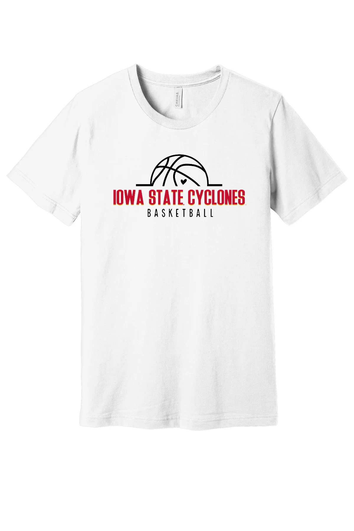 Iowa State Cyclones Basketball Short Sleeve Tee
