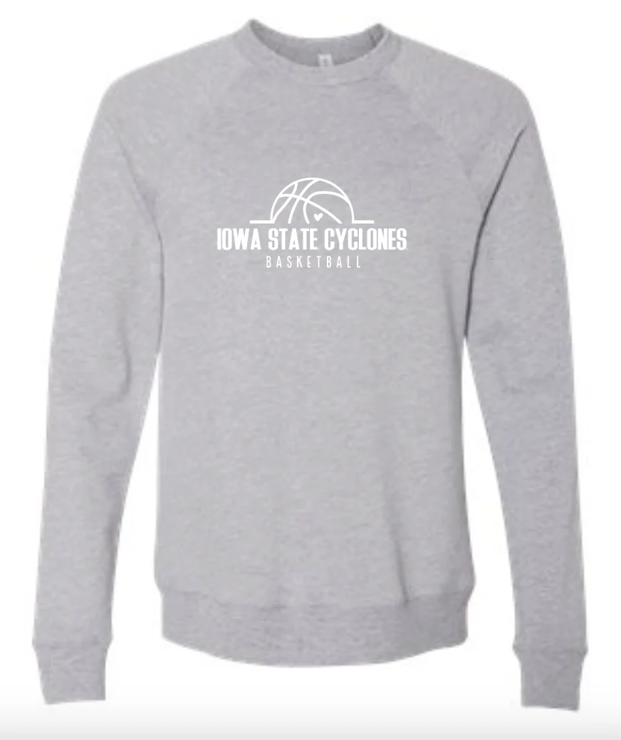 Iowa State Cyclones Basketball Sponge Fleece Crewneck Sweatshirt - Image 4