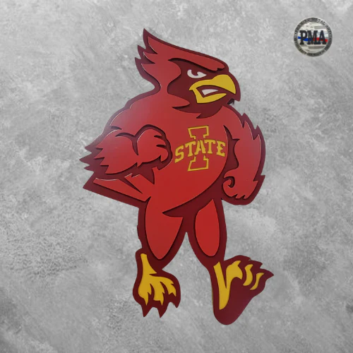 Iowa State Cyclones Cy The Mascot Current Logo - Image 3