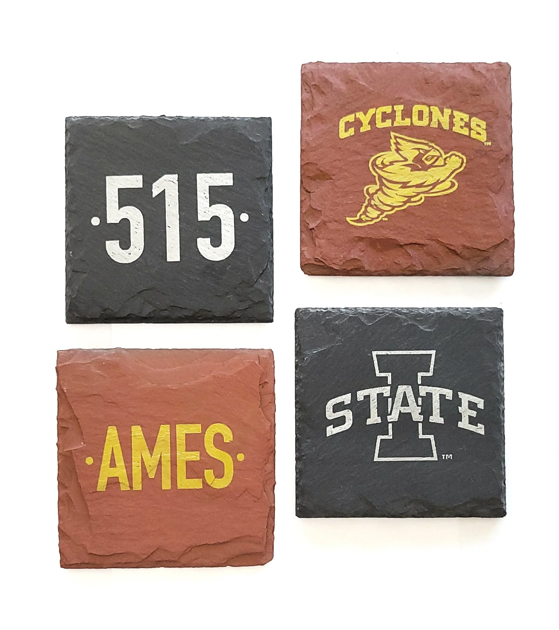 Iowa State Cyclones Cynado Slate Coaster - Image 4
