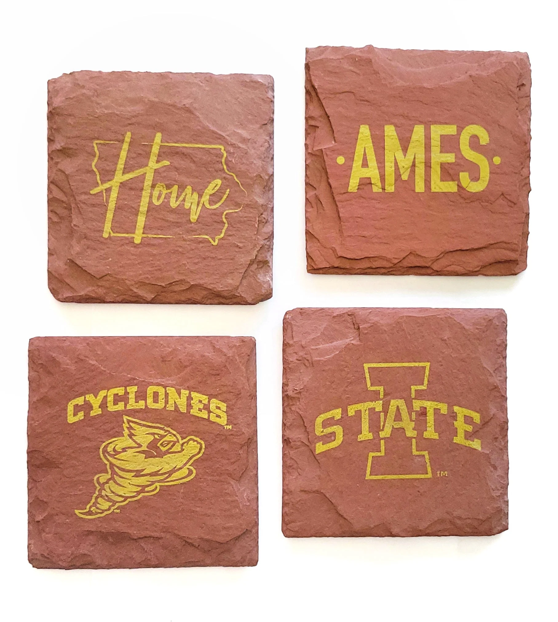 Iowa State Cyclones Cynado Slate Coaster - Image 5