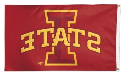 Iowa State Cyclones Flag 3x5 Cardinal I State Logo - Image 2