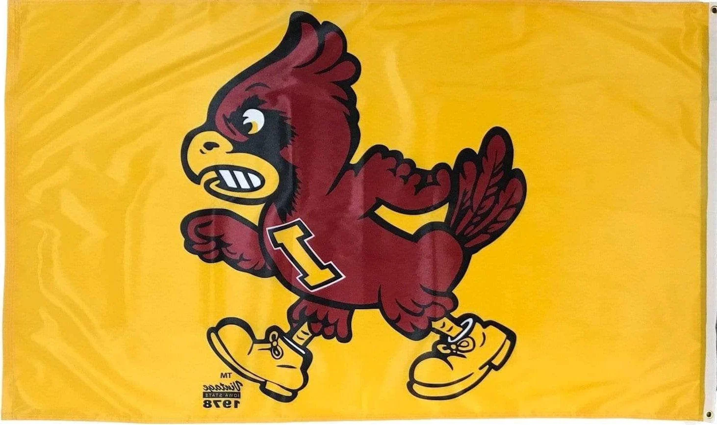 Iowa State Cyclones Flag 3x5 Vintage Cy Yellow - Image 2