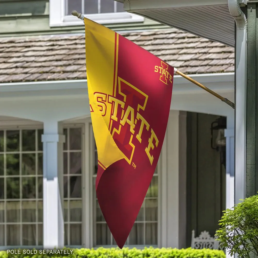 Iowa State Cyclones Flag Striped House Banner - Image 2