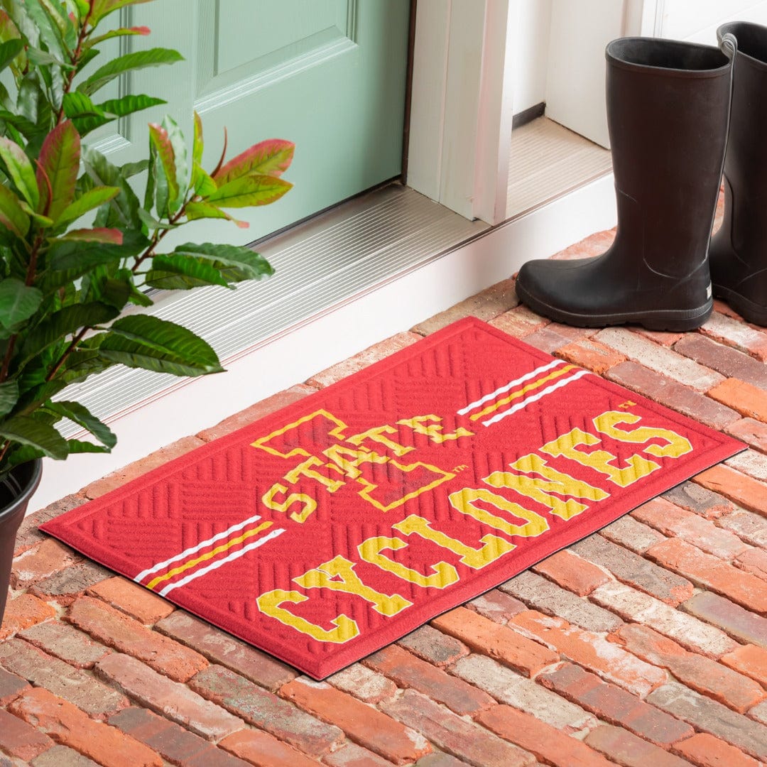 Iowa State Cyclones Floor Mat Embossed Cross Hatch - Image 2