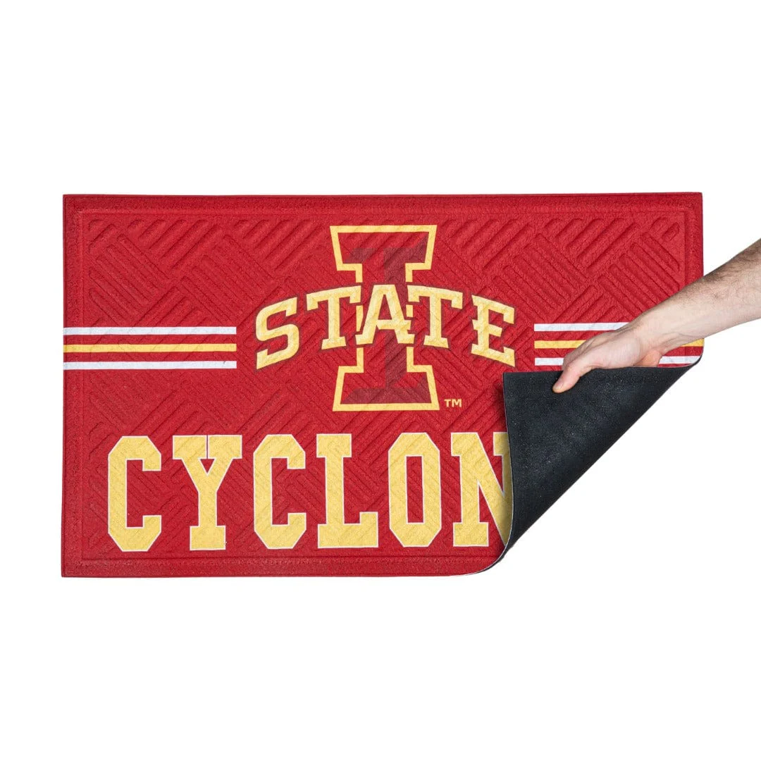 Iowa State Cyclones Floor Mat Embossed Cross Hatch - Image 3