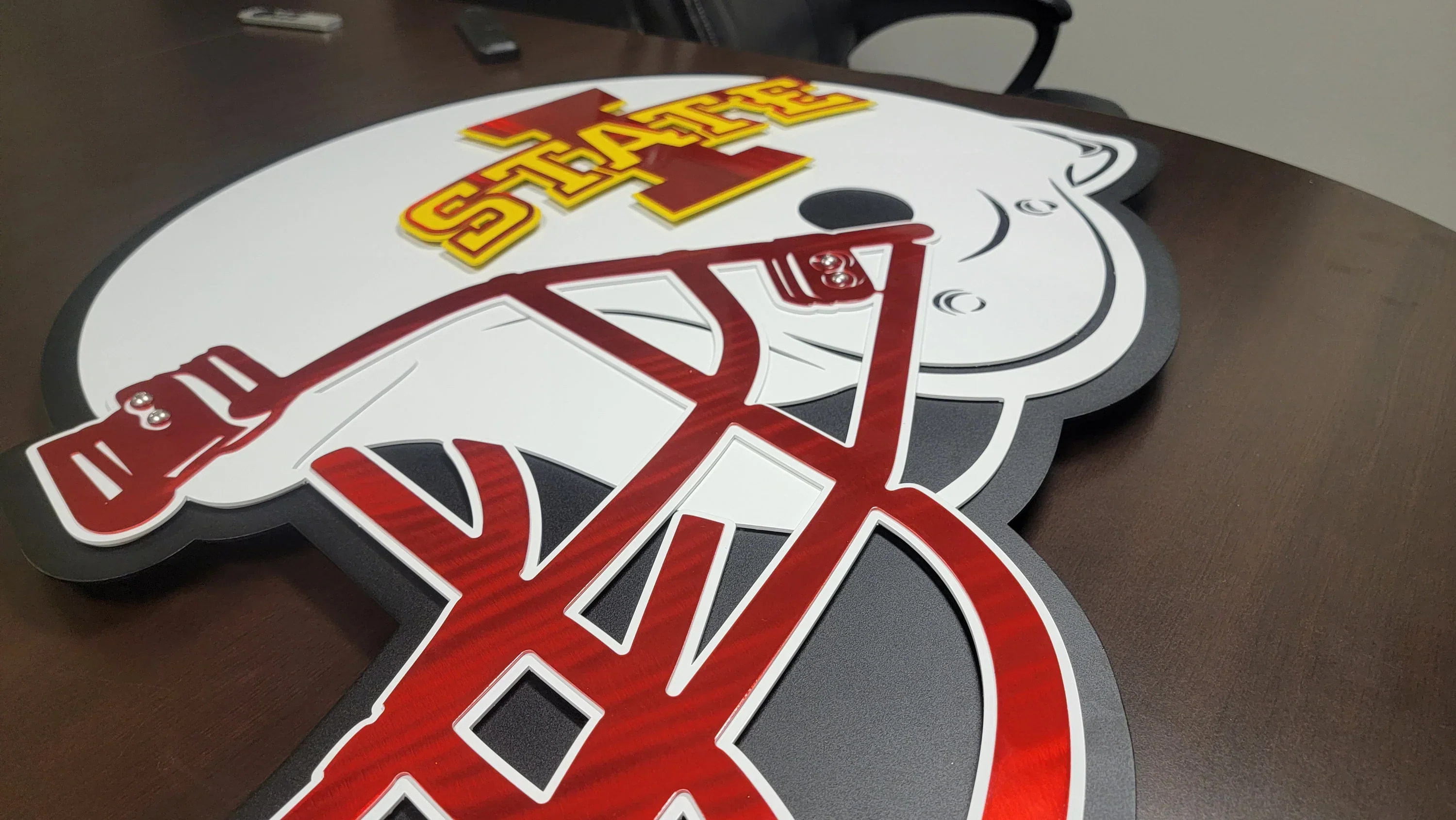 Iowa State Cyclones Football Helmet - Image 3