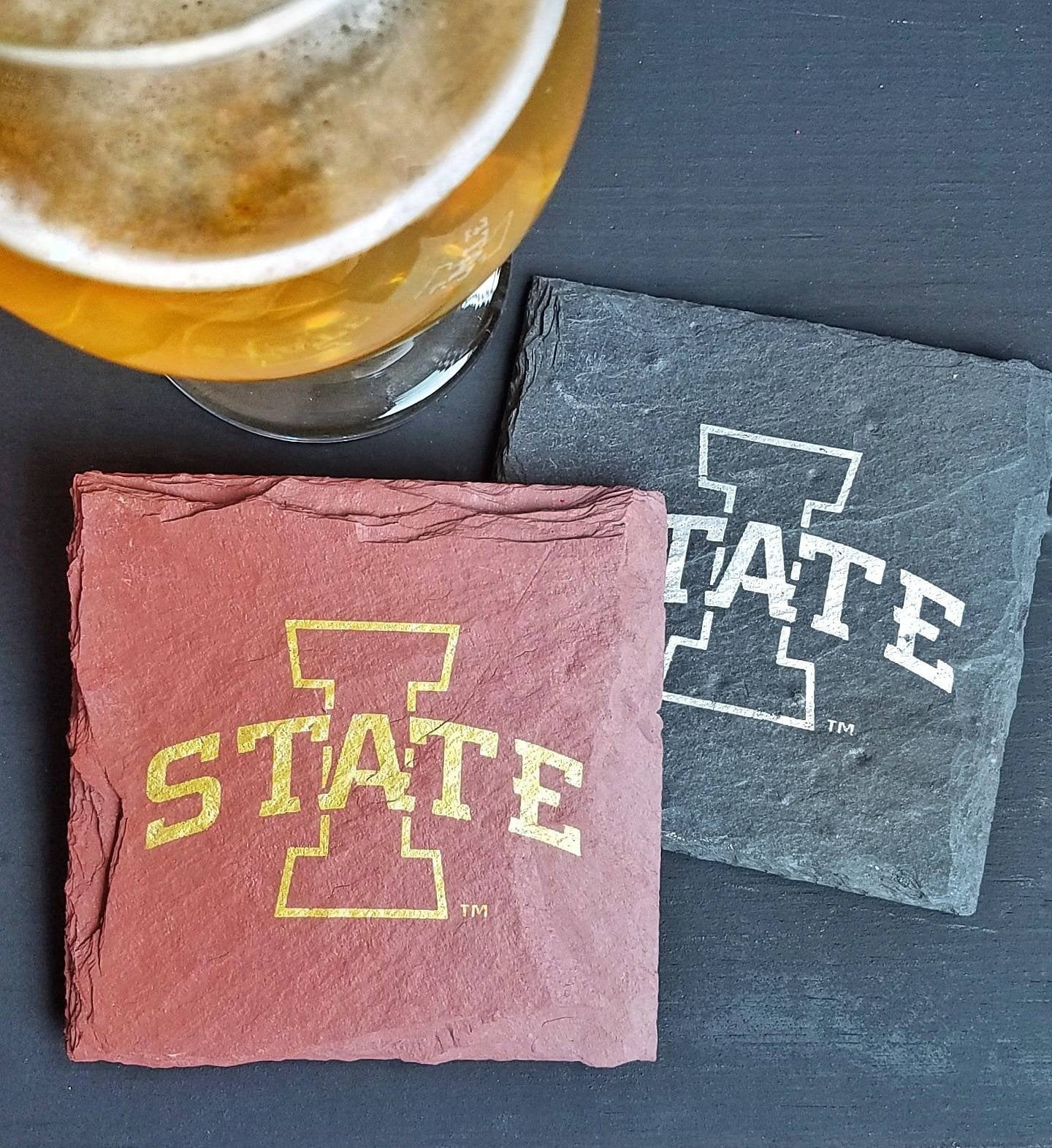 Iowa State Cyclones I-State Slate Coaster - Image 5