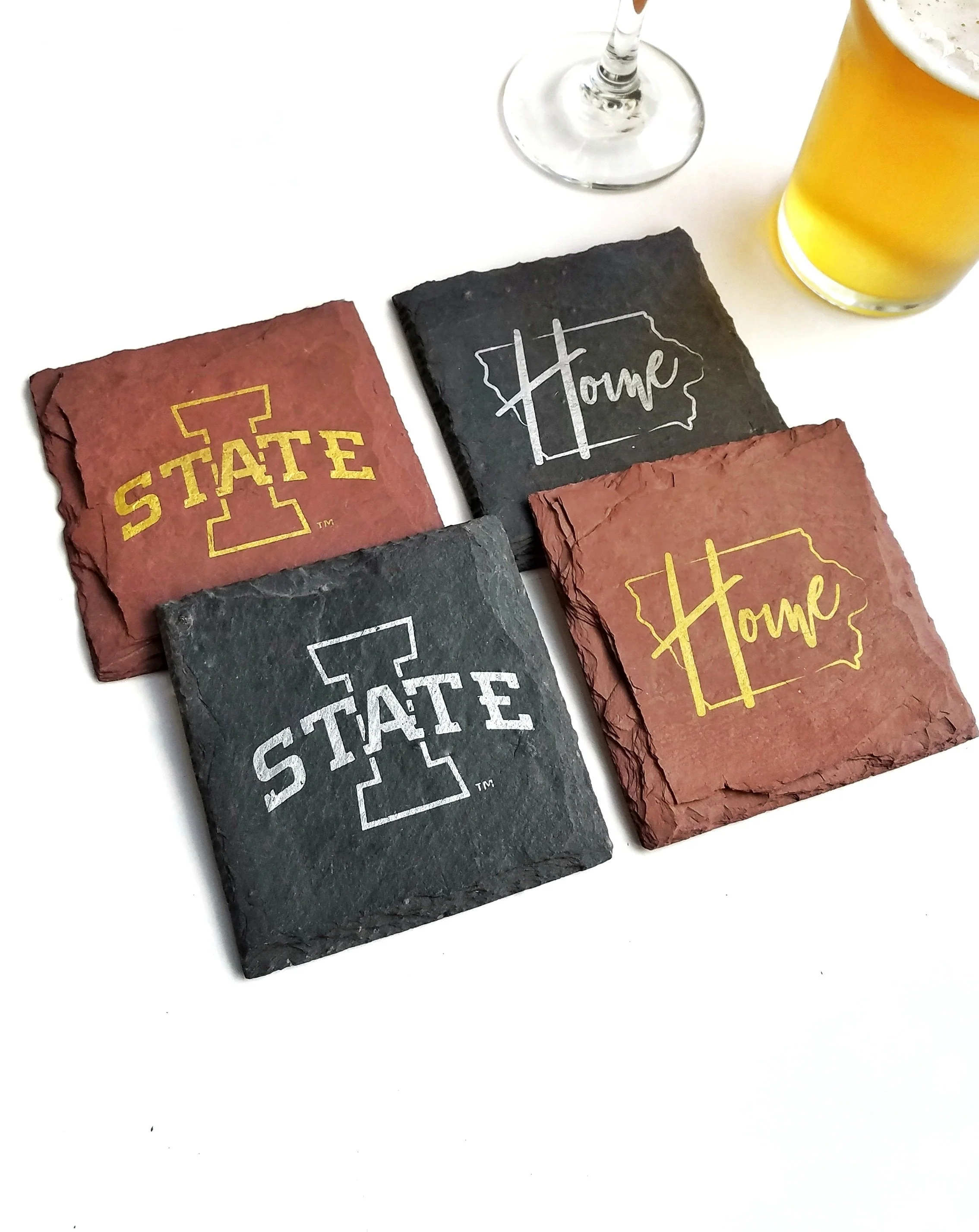 Iowa State Cyclones I-State Slate Coaster - Image 7