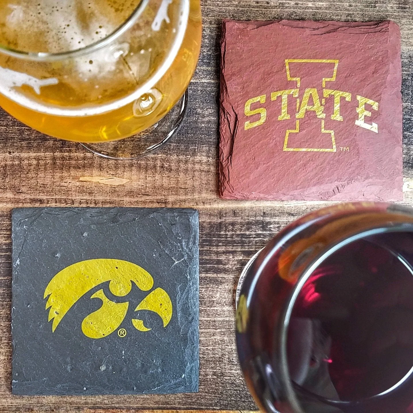 Iowa State Cyclones I-State Slate Coaster - Image 9