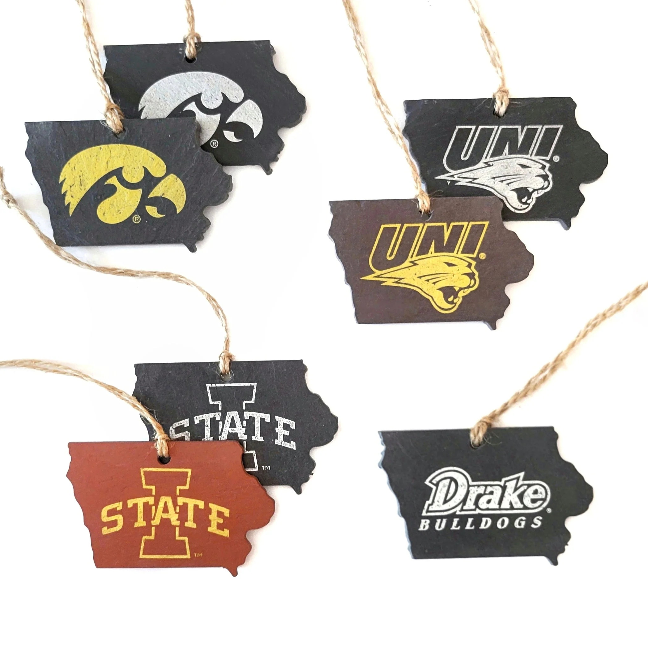 Iowa State Cyclones I-State Slate Ornament - Image 10