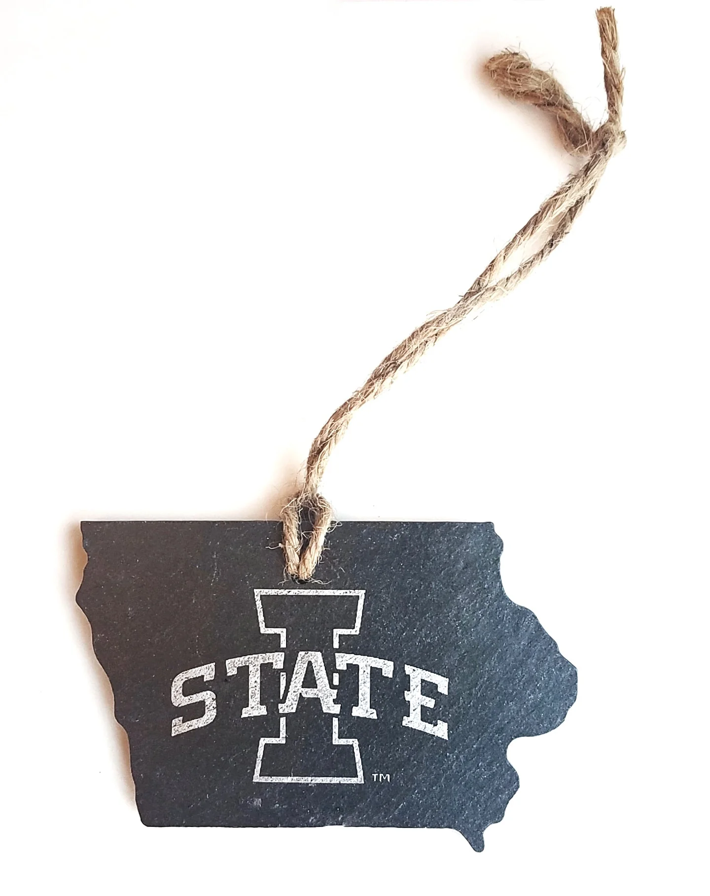Iowa State Cyclones I-State Slate Ornament - Image 3