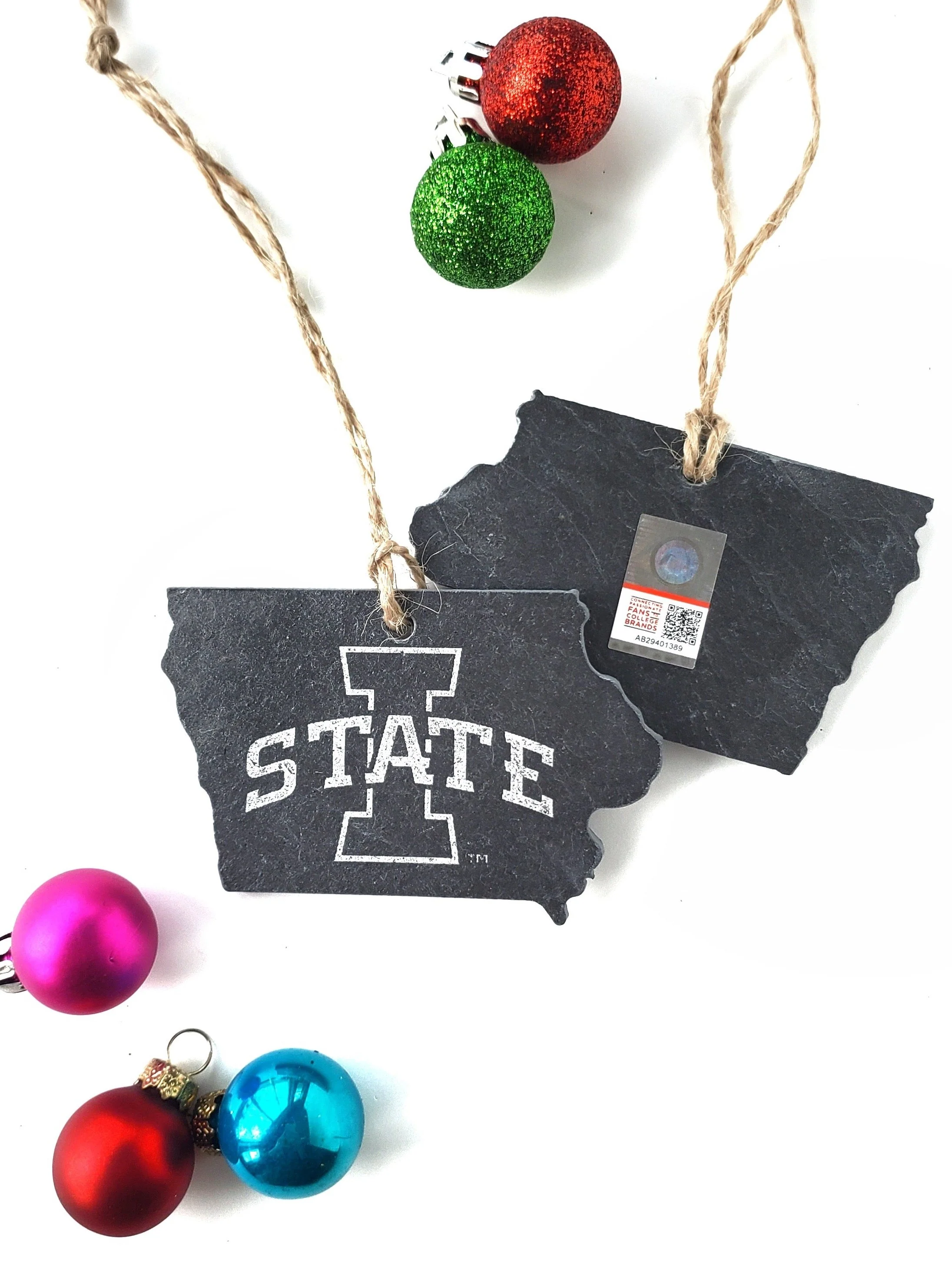Iowa State Cyclones I-State Slate Ornament - Image 7