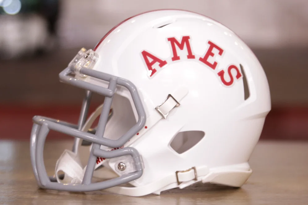 Iowa State Cyclones Riddell Speed Mini Helmet - AMES - Image 3