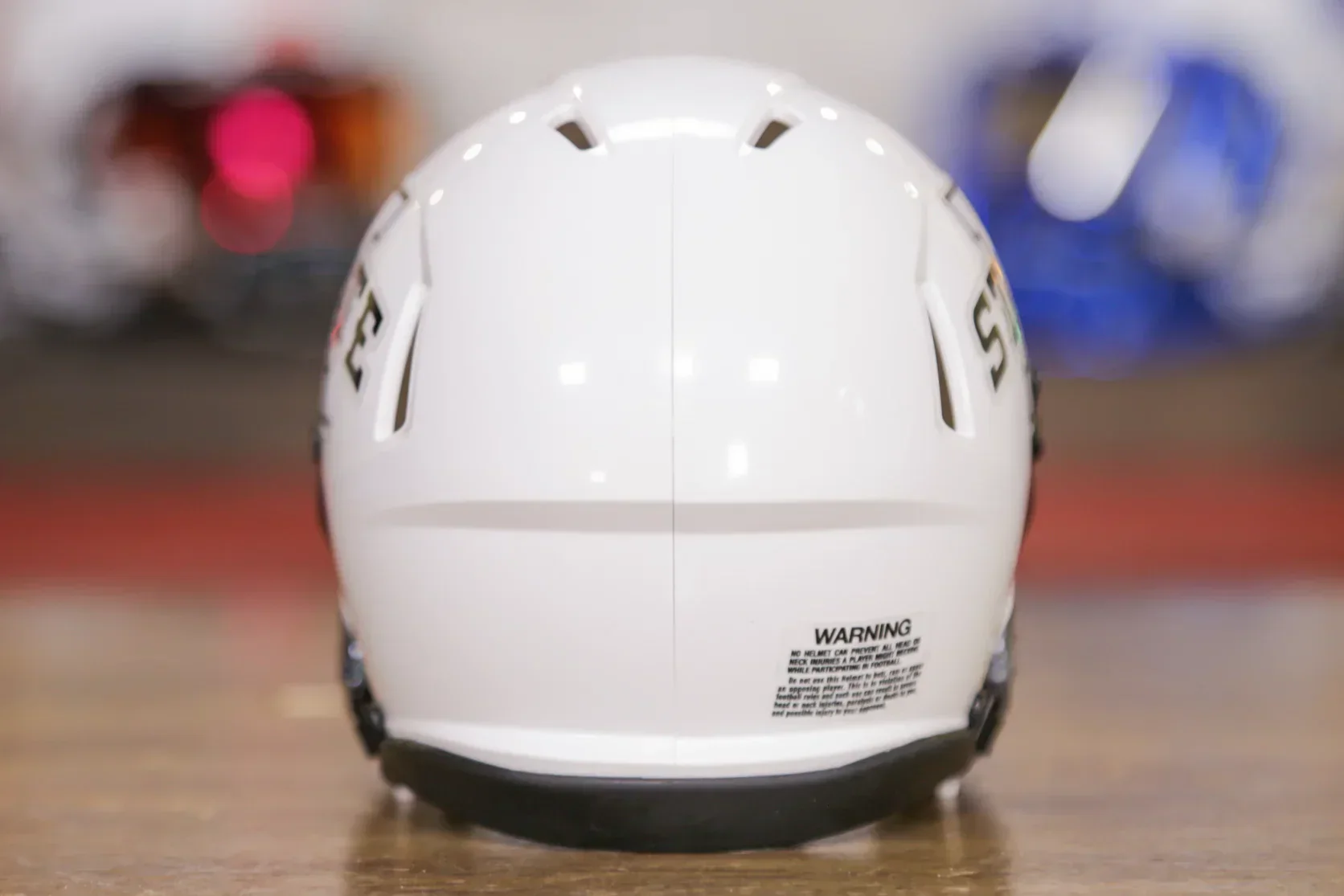 Iowa State Cyclones Riddell Speed Mini Helmet - White - Image 4