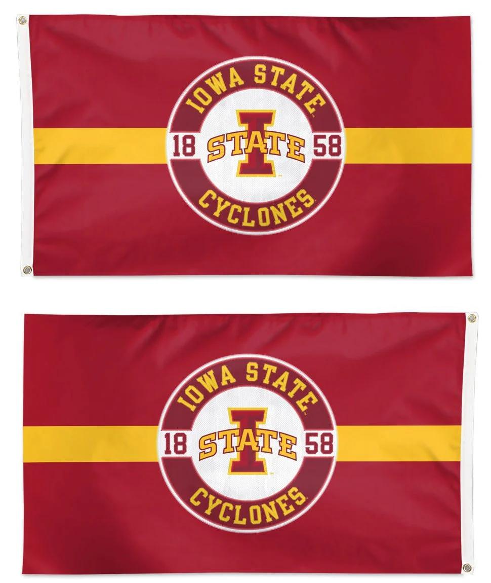 Iowa State Embroidered Flag 2 Sided 3x5