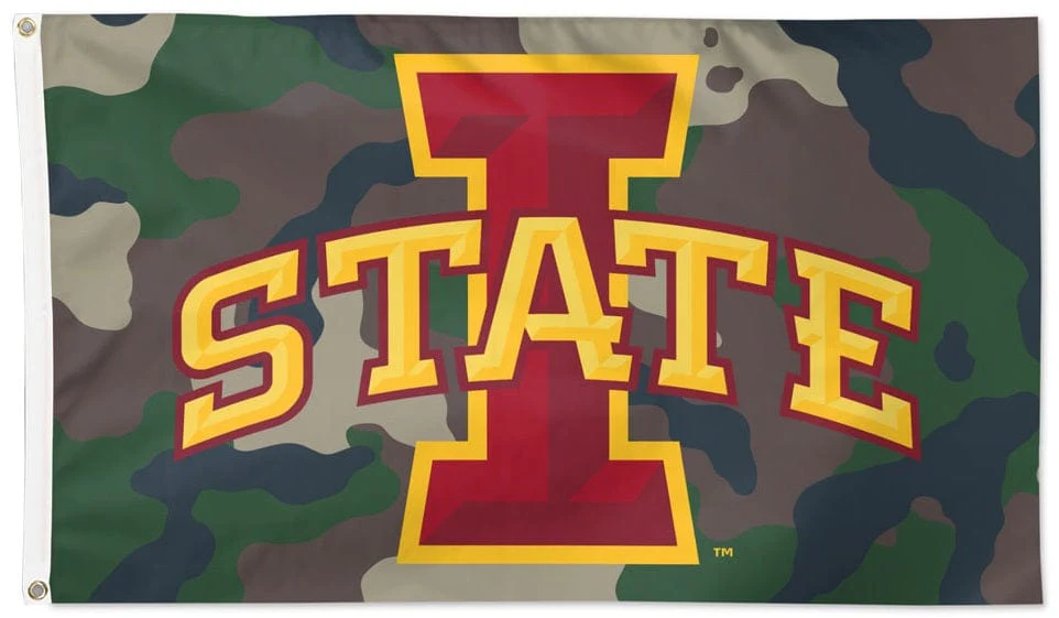 Iowa State Flag 3x5 Camouflage Military