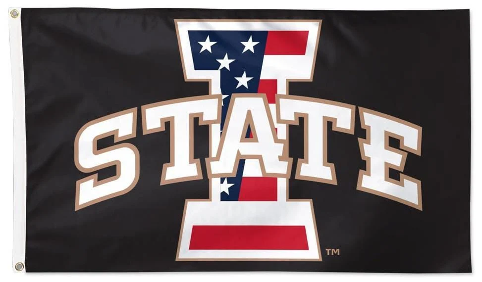 Iowa State Flag 3x5 Patriotic Logo 2 Sided
