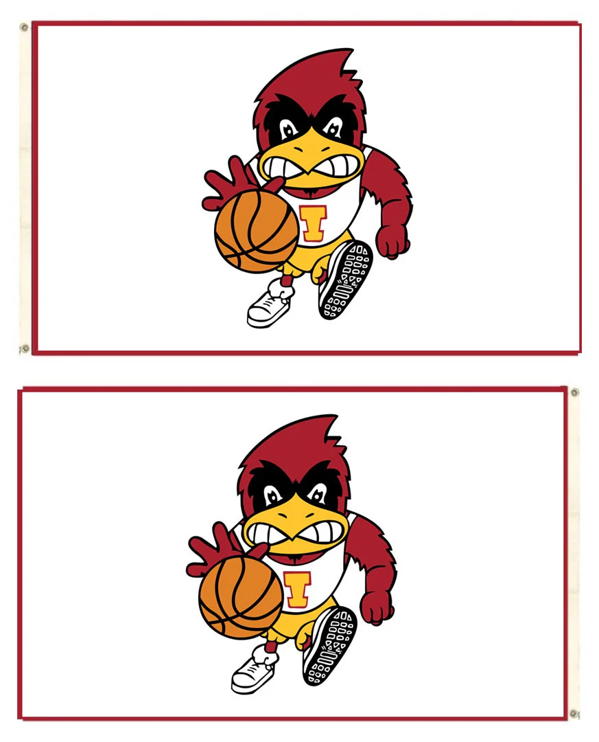 Iowa State Flag Cy Basketball 2 Sided 3x5