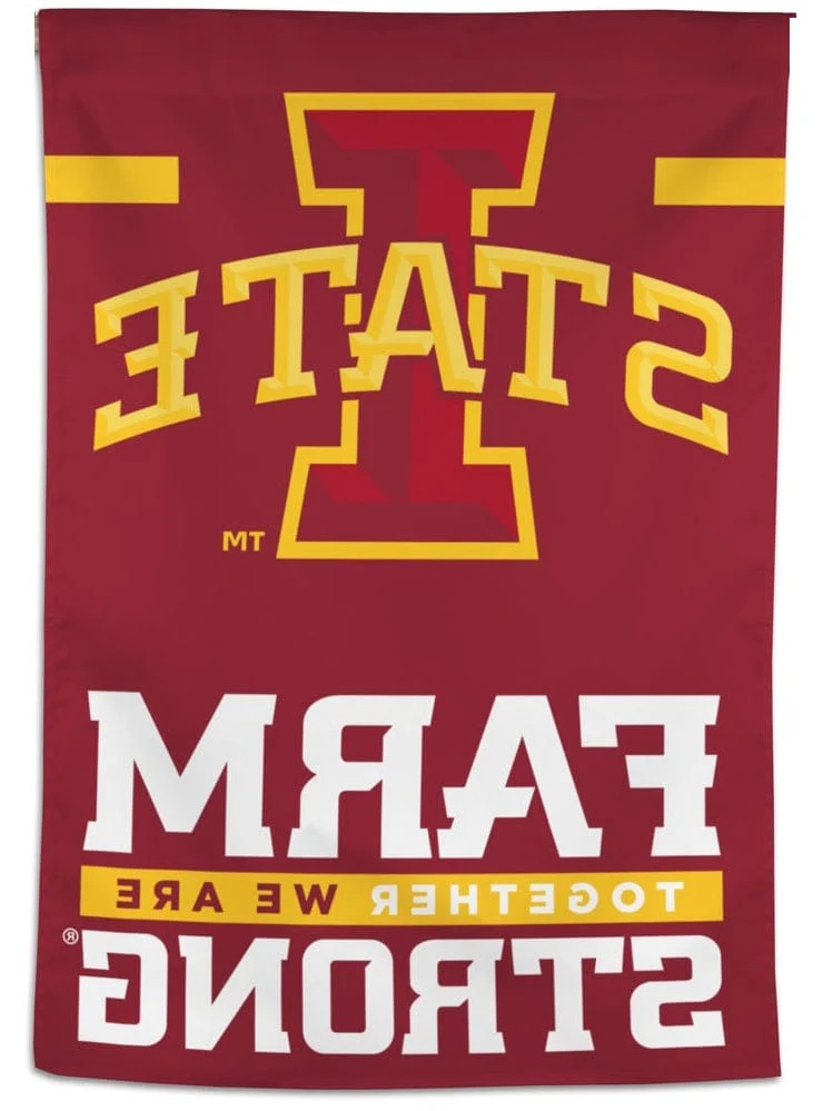 Iowa State Flag Farm Strong House Banner - Image 2