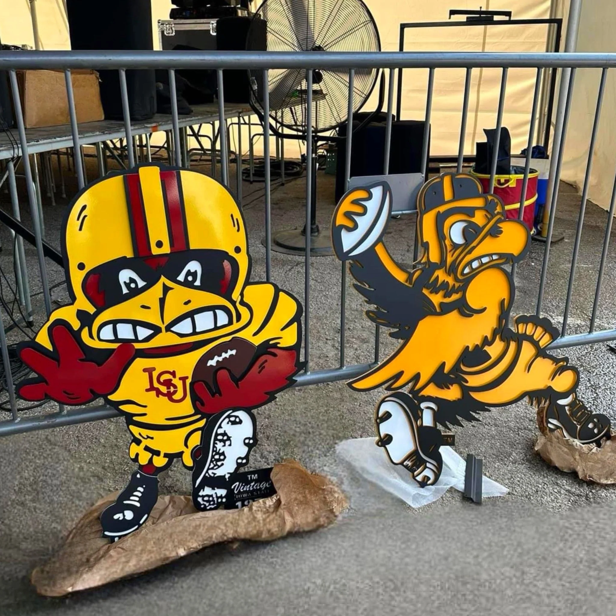 Iowa State Football Vintage Mascot - Image 3