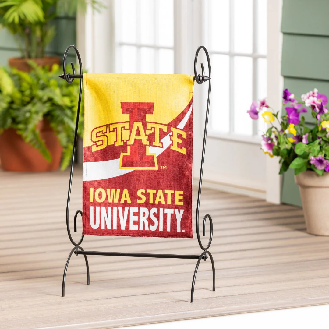 Iowa State Garden Flag Burlap 2 Sided - Image 2