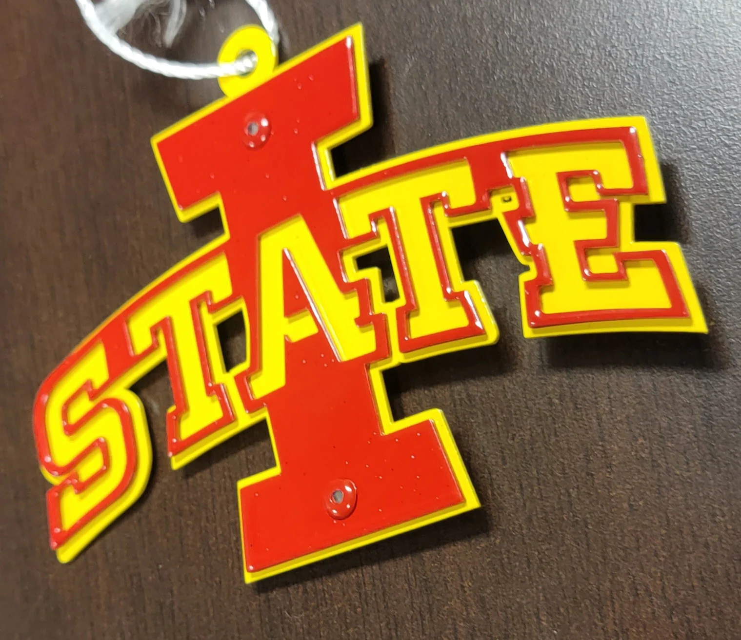 Iowa State "I" with "State" Ornament/Magnet - Image 2