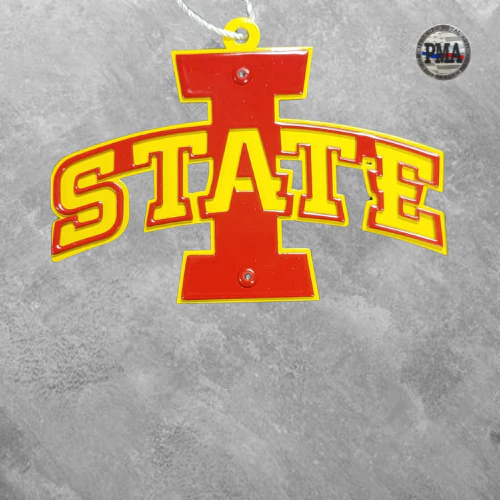 Iowa State "I" with "State" Ornament/Magnet - Image 4