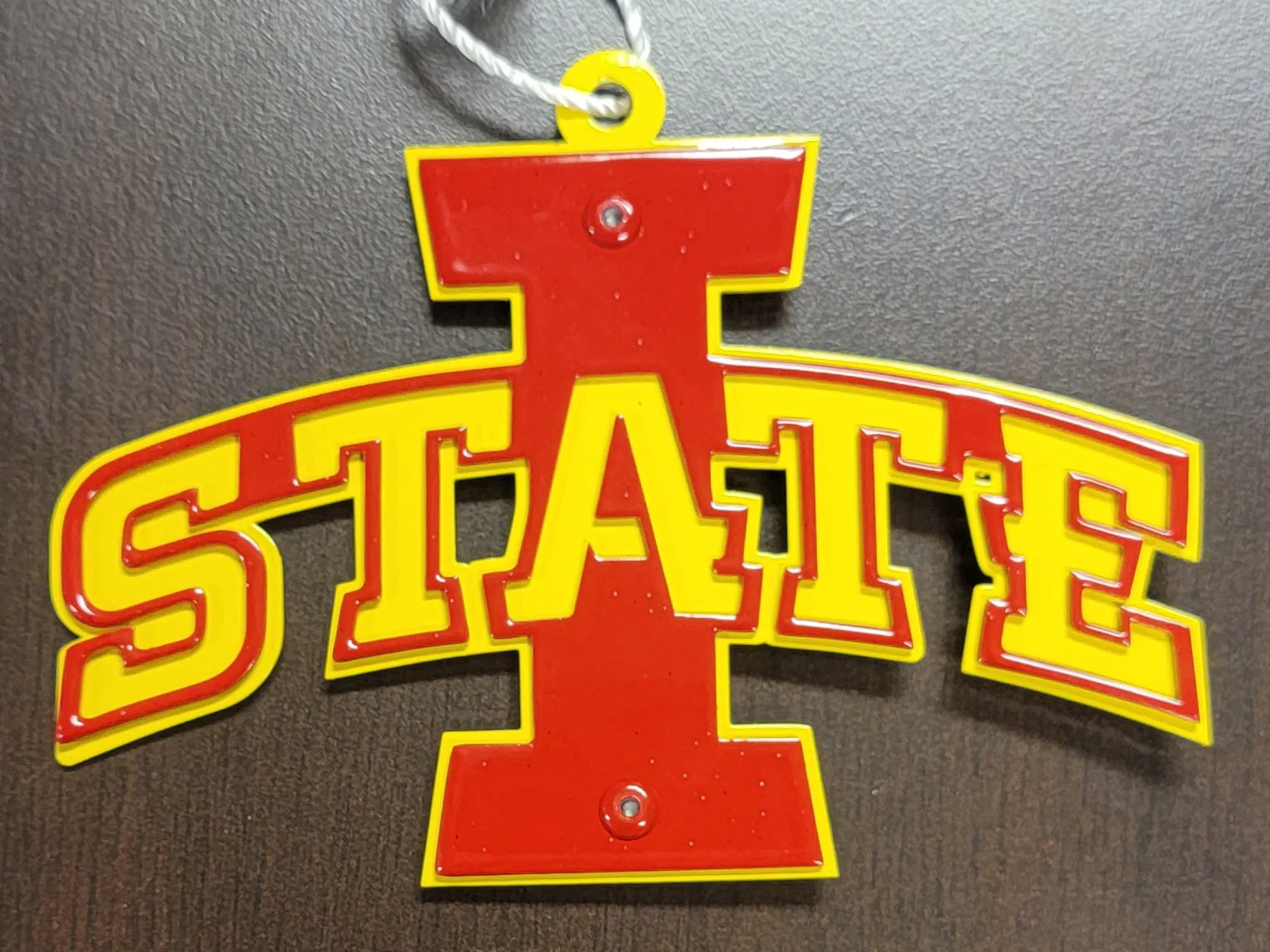 Iowa State "I" with "State" Ornament/Magnet - Image 5