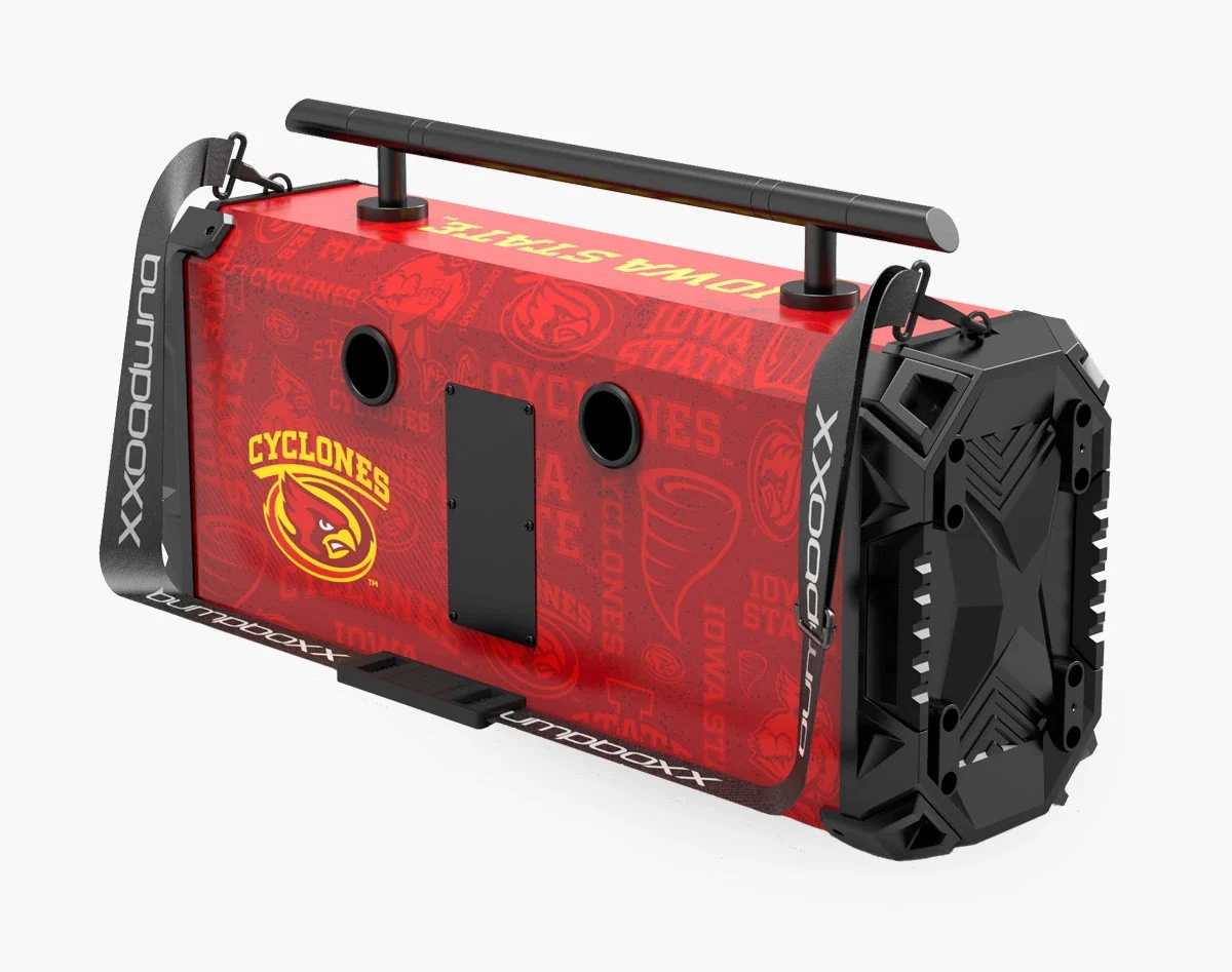 Iowa State Limited Edition Bumpboxx Flare8 Bluetooth Boombox - Image 2